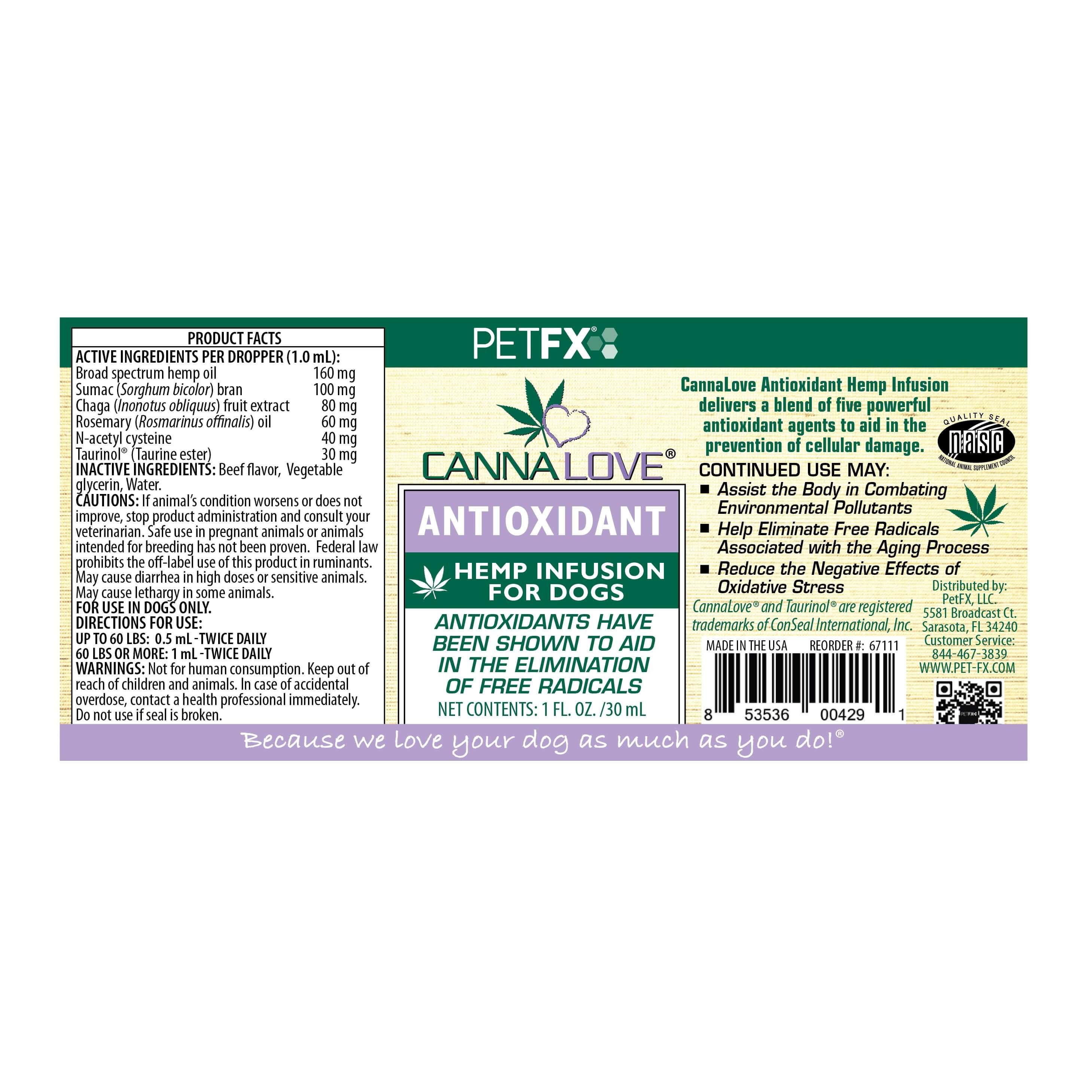 Antioxidant Hemp Infusion - Pet-FX